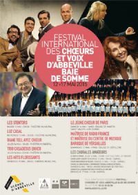 Festival international des choeurs et voix d'Abbeville. Du 12 au 17 mai 2015 à abbeville. Somme. 